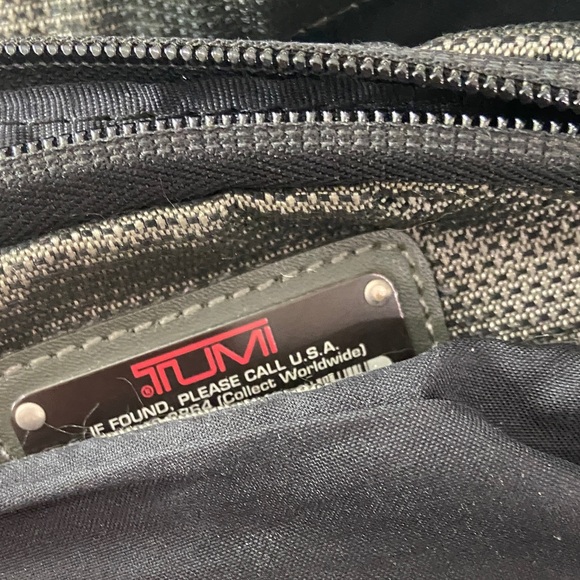 Tumi Gray Messenger Bag